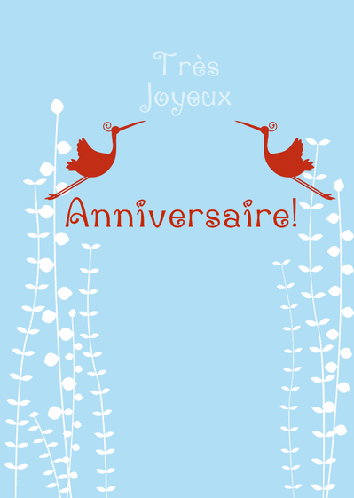 Carte Très Joyeux Anniversaire Piou Piou : Envoyer une 